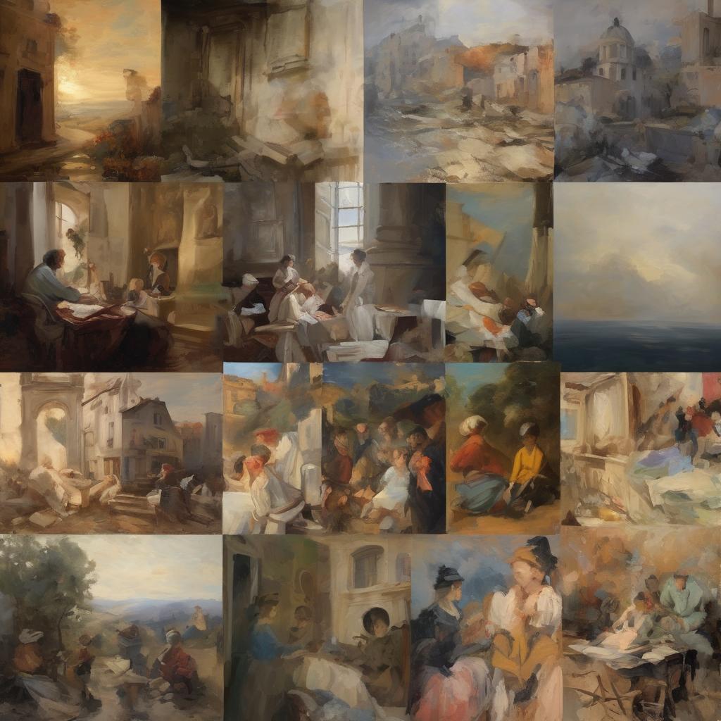 Το στιλ και οι τεχνικές ζωγραφικής του Jean RANC