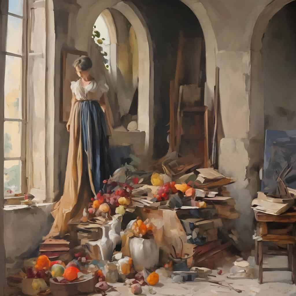 Παραθυρόφυλλα, πίνακες και γλυπτά σε χωλ τέχνης. Έκφραση δημιουργικότητας και καλλιτεχνικής έκφρασης σήμερα.