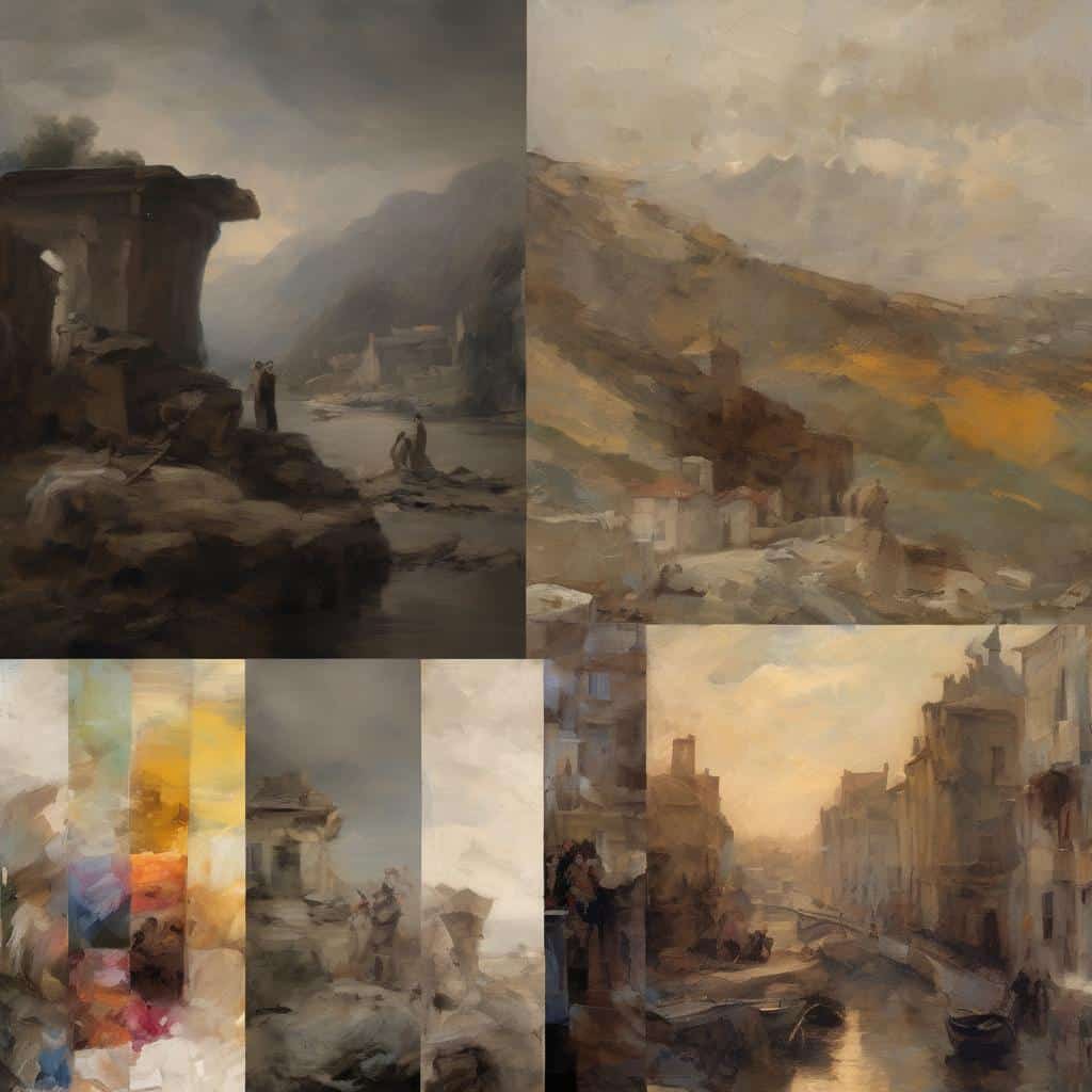 Ολλανδική τοπιογραφία με καλλιτεχνική έκφραση και δημιουργία στην αναπαράσταση φυσικών τοπίων.